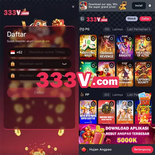 333V Bonus Member Baru 100%